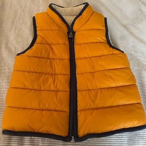 Baby Gap Reversible Puffy Vest- size 18-24 months